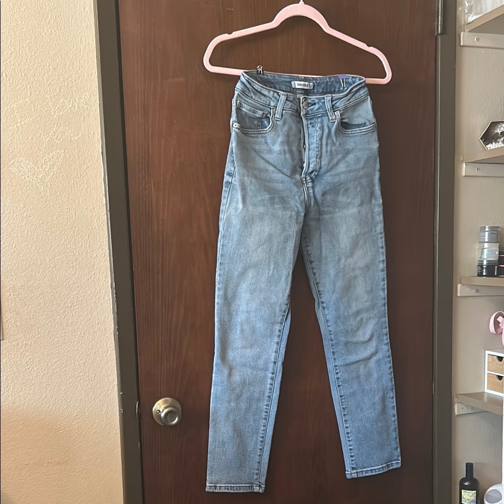 Forever 21 Light Blue High Rise Women's Jeans